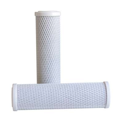 Carbon Water Filter, 5 Micron 10" x 2.5" Carbon Block Filter Cartridge Replacement, Whole House CTO Carbon Water Purifier Filter